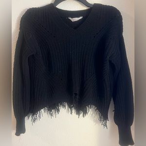 No Boundaries Black Sweater Size Small